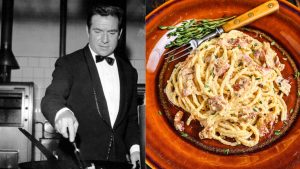 La carbonara americana di Ugo Tognazzi ti farà arrabbiare (con prosciutto, panna e cognac)