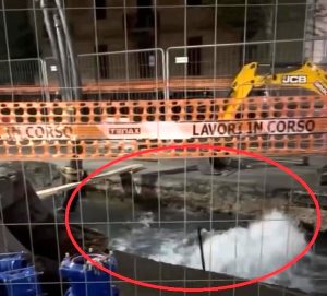Parioli, durante i lavori la ditta rompe la tubatura: quartiere senza acqua