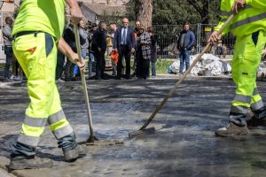 Oltre 100mila sanpietrini per la storica passeggiata dell'Aventino: i lavori finiranno entro l'estate