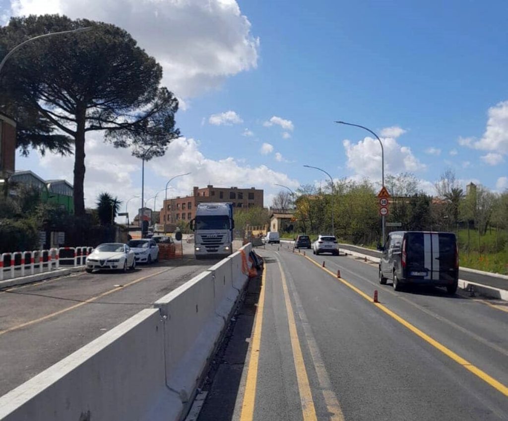 La via Tiburtina torna a tre corsie, a fine aprile la chiusura definitiva dei cantieri