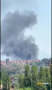 VIDEO | Autobus distrutto da un incendio a Tor Sapienza. I testimoni: "Sono stati momenti di paura"