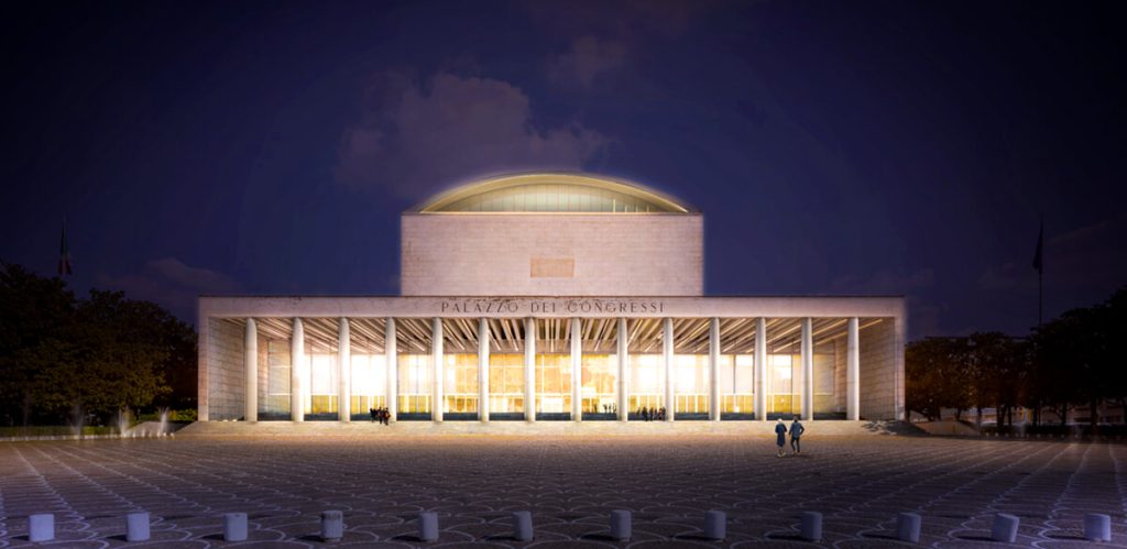 Così verrà completamente restaurato il Palazzo dei Congressi all'Eur