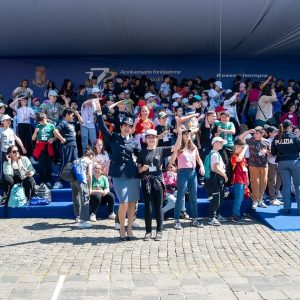 La Banda della Polizia suona "Sinceramente" di Annalisa a piazza del Popolo