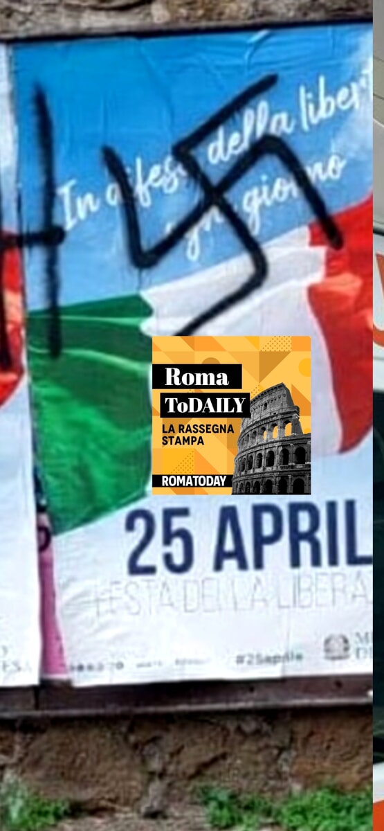 Il mare di Ostia è top. Svastiche e celtiche imbrattano Roma verso il 25 aprile. ASCOLTA il podcast di oggi 23 aprile