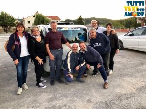 I ragazzi del centro Opera Don Guanella turisti speciali di Roma con Tutti Taxi per Amore Day