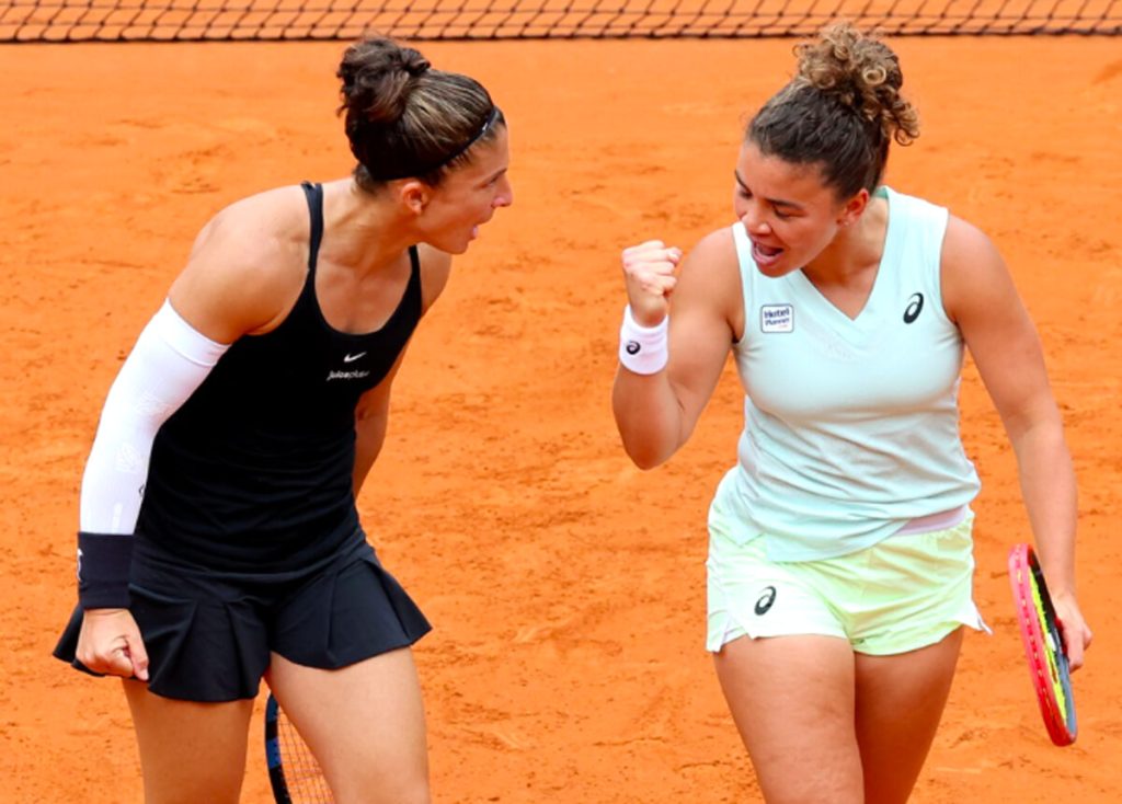 Errani e Paolini in festa: le italiane vincono il doppio degli Internazionali d'Italia