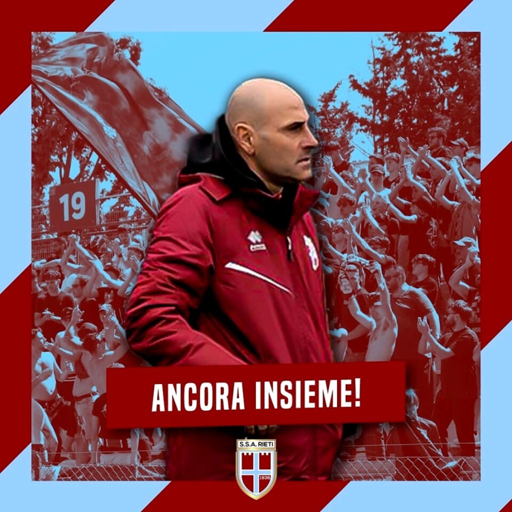 SSA Rieti, arriva la conferma di mister Aldo Gardini