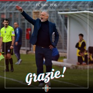 Fabrizio Ferazzoli saluta il Rieti "Solo un arrivederci"