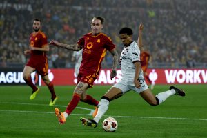 Roma-Bayer Leverkusen 0-2: Karsdorp un disastro, Lukaku sfortunato