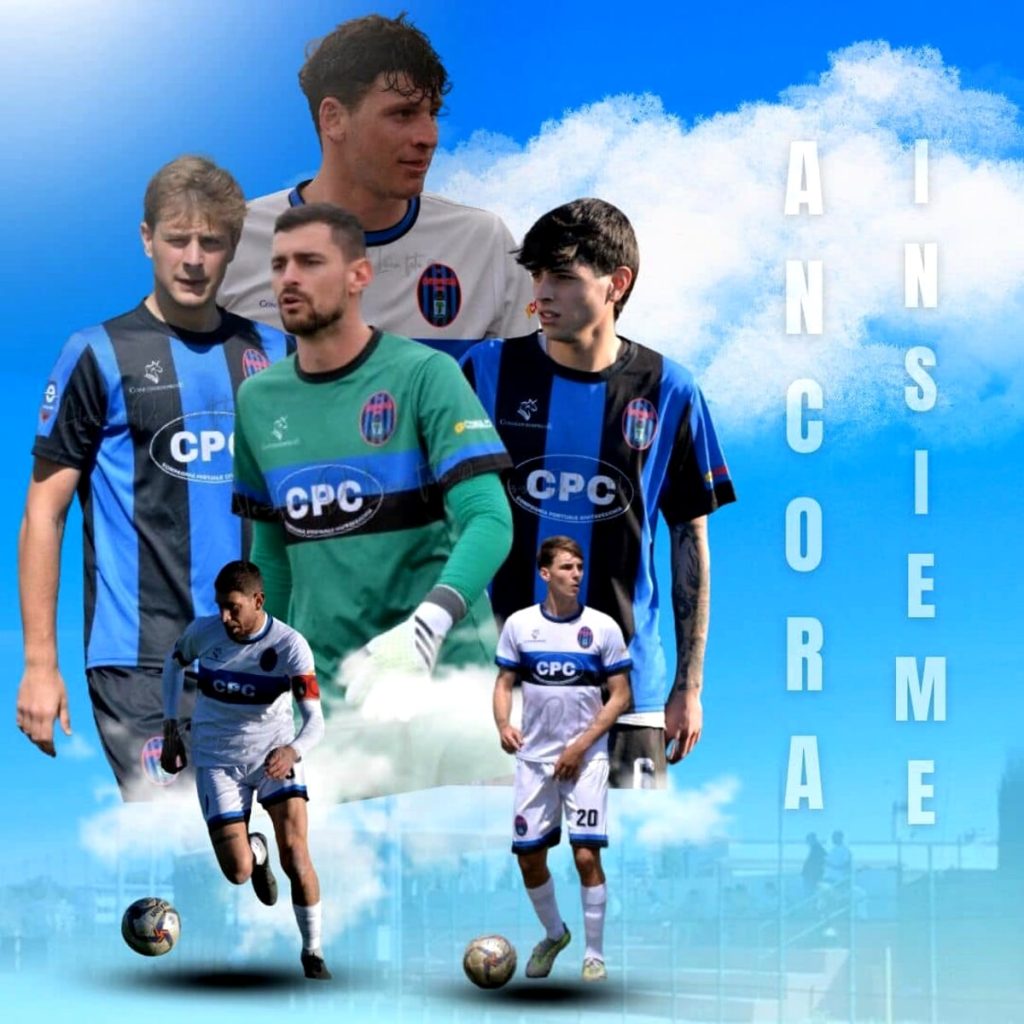 Il Civitavecchia annuncia la conferma di sei calciatori