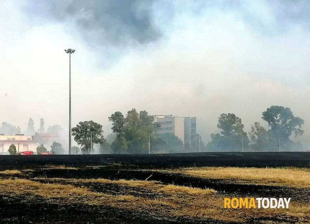 Incendio a Tor Vergata, evacuata la facoltà di Lettere