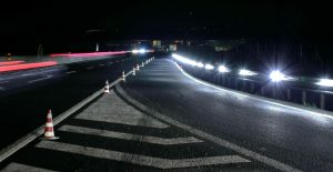 "Luci radenti" allo svincolo dell'autostrada A1 per migliorare sicurezza e sostenibilità