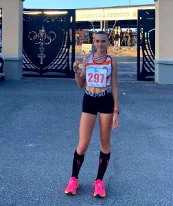 Atletica Frascati: la Polonska al primato personale sui 1000