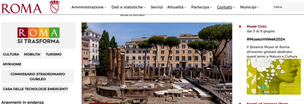 Nuovo sito per il Comune di Roma: "Vogliamo essere Capitale anche nella comunicazione"