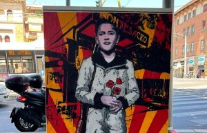 "L'eroico bambino". A Ponte Tazio l'opera di Harry Greb che omaggia Ugo Forno