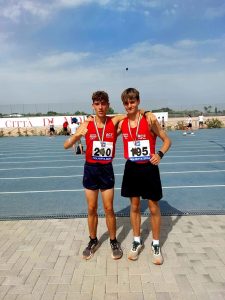 Atletica Frascati, Nardi e Fanelli sfiorano podio ai campionati italiani Allievi sui 1500 e sui 3000