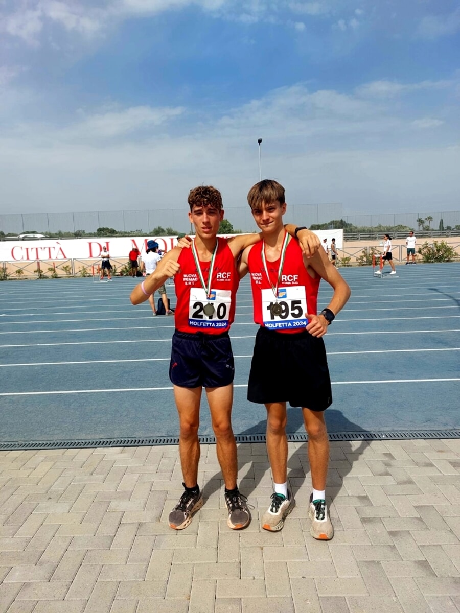 Atletica Frascati, Nardi e Fanelli sfiorano podio ai campionati italiani Allievi sui 1500 e sui 3000