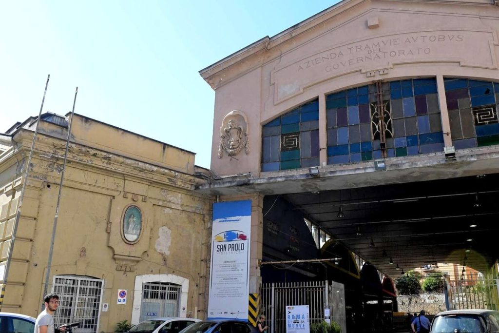L'ex deposito Atac di San Paolo verrà riconvertito in un polo civico