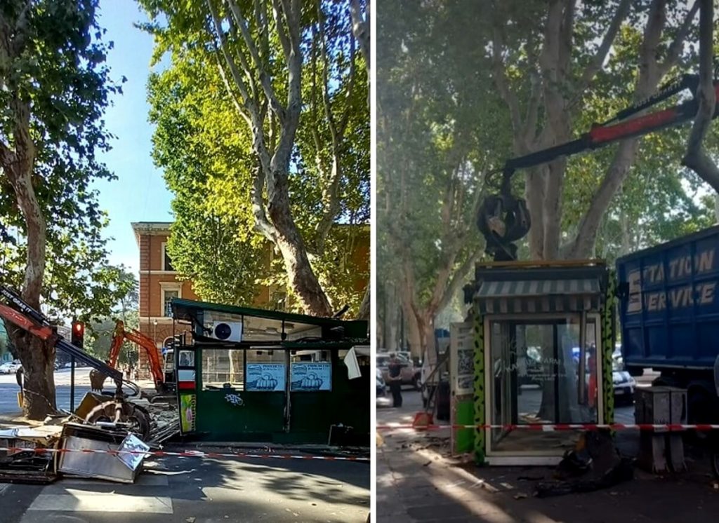 Addio ad altri due storici chioschi: erano rimasti in disuso per troppo tempo