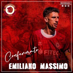Trastevere Calcio, arriva il rinnovo di capitan Massimo