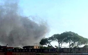 Incendio a Rebibbia: in fiamme cinque mezzi della polizia penitenziaria