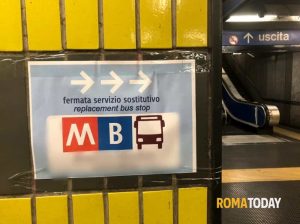 Metro B dimezzata e metro B1 ferma. Attivi bus sostitutivi