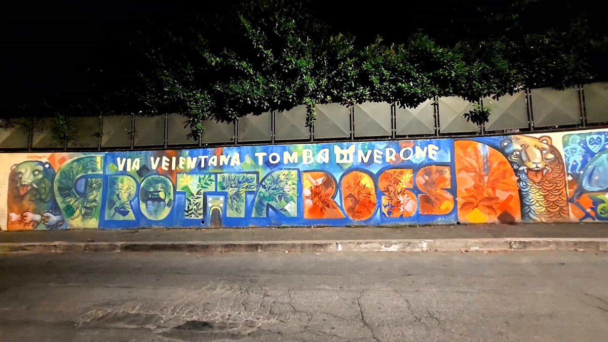 Via le svastiche da via Veientana, al loro posto la storia degli