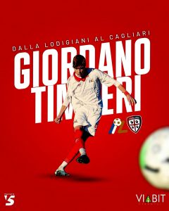 Un talento della Lodigiani in Serie A, Giordano Timperi passa al Cagliari
