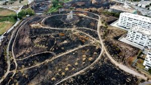 Fonte Laurentina, dopo l’incendio serve una bonifica: “Le esalazioni sono irrespirabili”