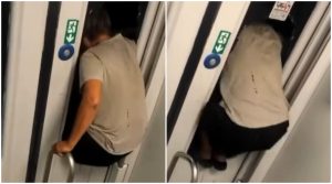 Tira il freno di emergenza del treno Cesano-Roma, rompe il vetro e si butta dal finestrino