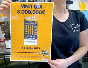 Vince tre milioni giocando 15 euro. A Ostia grande vincita al Gratta e Vinci