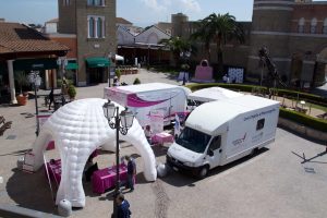 A Castel Romano torna la Carovana della Prevenzione di Komen Italia