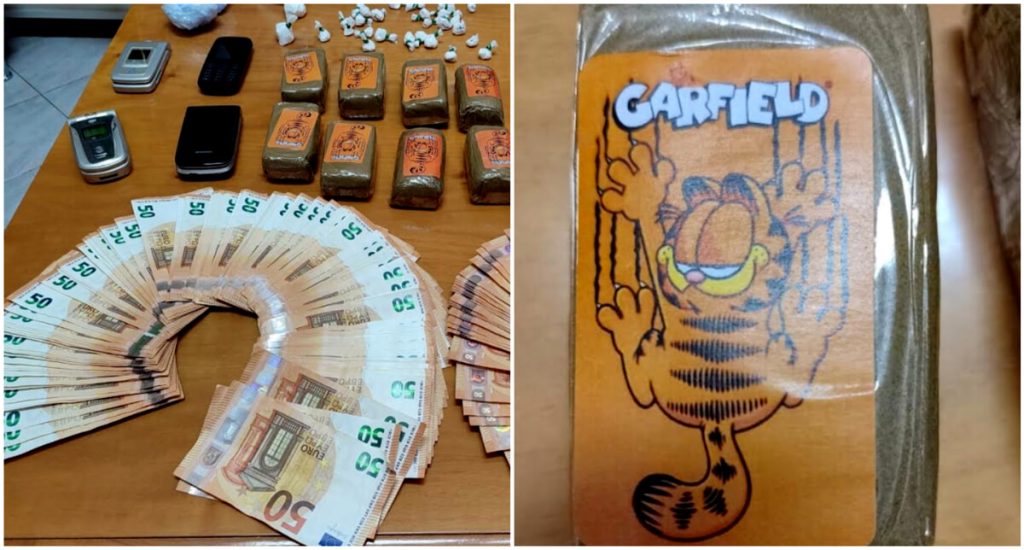 Arrotonda la pensione con la droga di 'Garfield': 80enne nasconde un chilo di hashish e un etto di cocaina