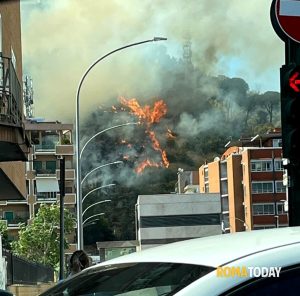 Incendi a Roma, si indaga sulla pulizia del verde di Monte Mario e del 'pratone'