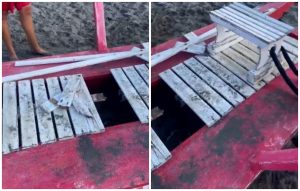 Vandali al mare danneggiano pattino del servizio di salvataggio della spiaggia libera