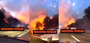 Roma, incendio a Settebagni: chiuso tratto autostradale