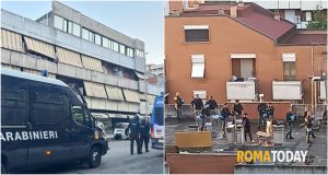 L'ex hotel Cinecittà occupato dai latinos è stato sgomberato. Il maxi blitz anche sui tetti dell'edificio