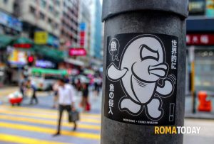 Fishes Invasion. Il pesce dello street artist romano Merioone conquista il mondo