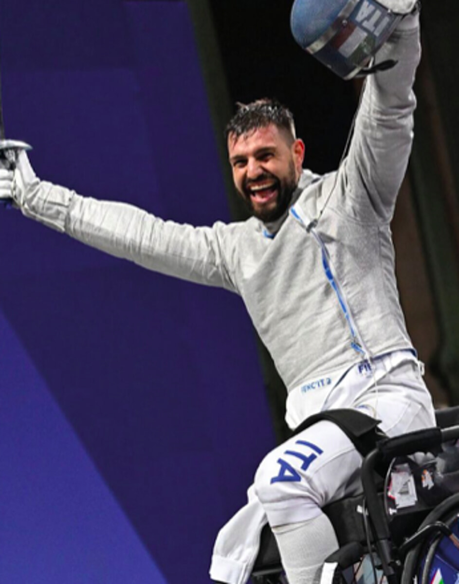 Edoardo Giordan, lo schermidore di Fiumicino conquista il bronzo alle Paralimpiadi