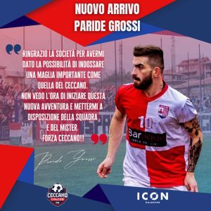 Il Ceccano rinforza il centrocampo, ufficiale Grossi