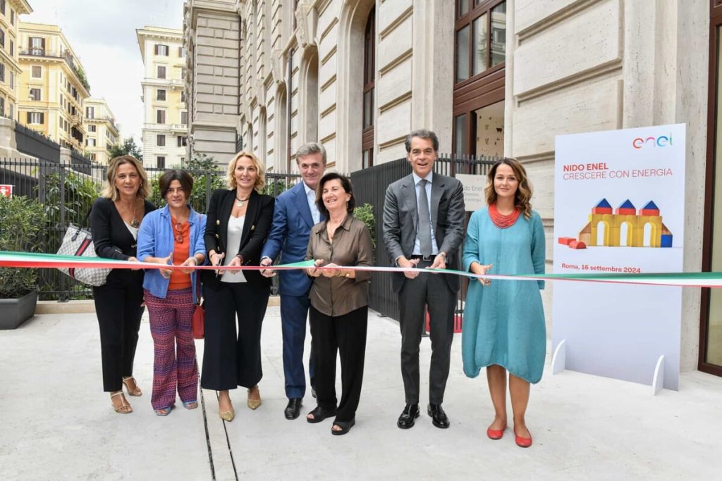 Enel inaugura il suo nido aziendale "Crescere con energia"