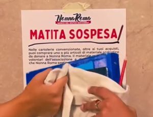 Torna "Matita Sospesa", la campagna di Nonna Roma per l'acquisto di materiale scolastico