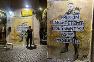 De Rossi esonerato, il murale di "Iron Man" contro la proprietà americana