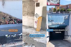 Il degrado delle fermate metro è tutto da ridere. Virale la parodia su TikTok