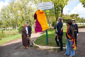 A Villa Ada una targa per Nelson Mandela