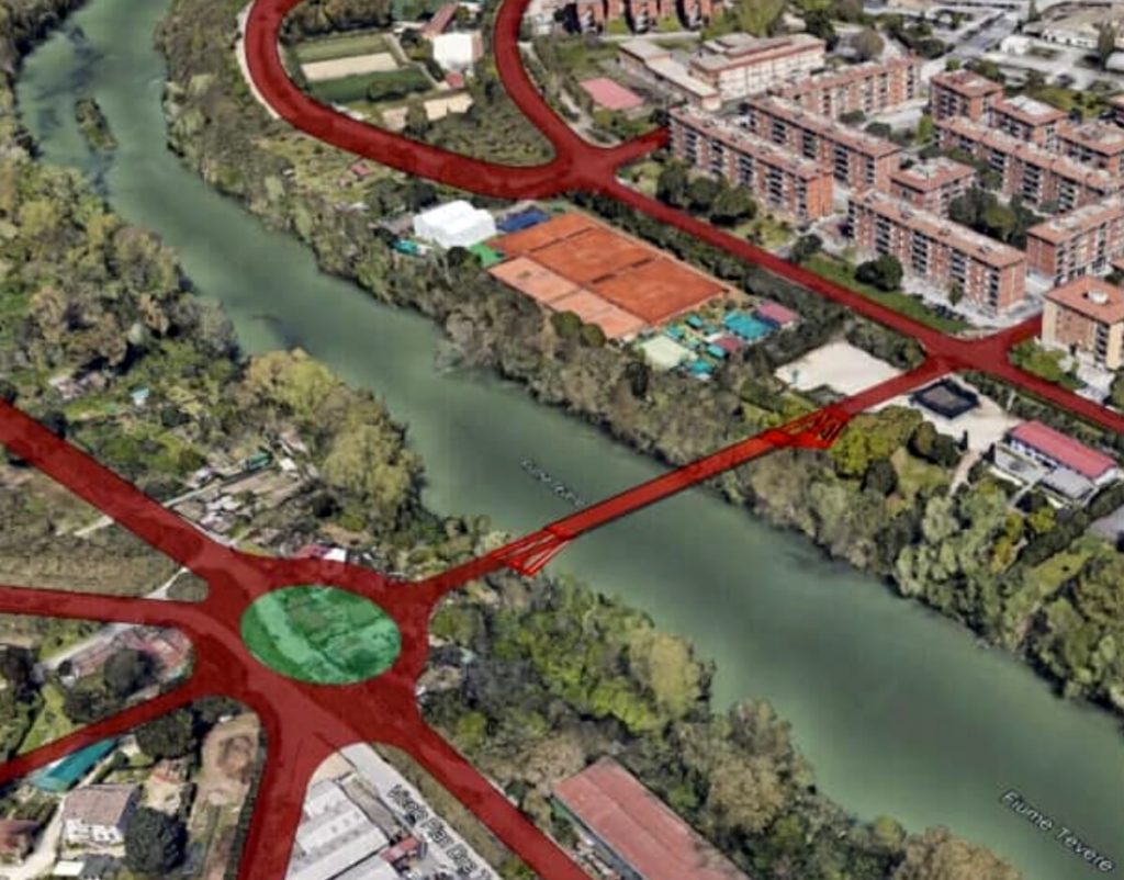 Ponte ciclopedonale di Valco San Paolo: resta nei cassetti la proposta approvata nel 2005