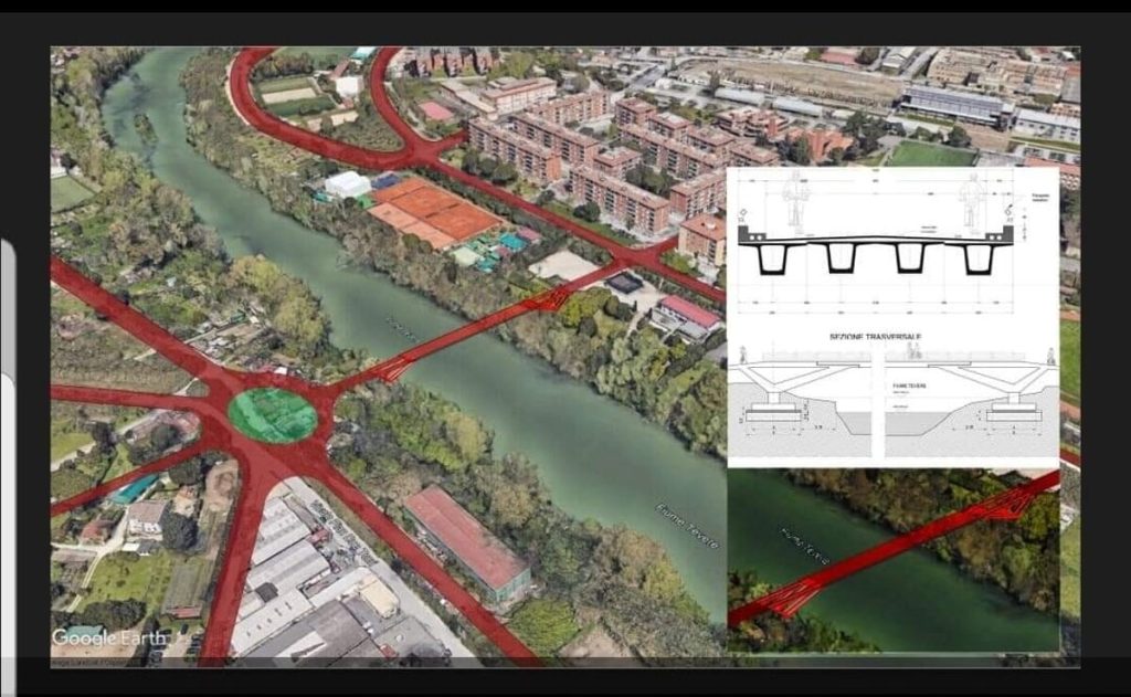 Pista ciclopedonale Magliana-Valco San Paolo, riparte il progetto del ponte sul Tevere