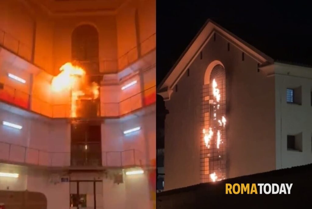 Protesta a Regina Coeli, esplosioni e materassi bruciati: il video. I sindacati: "Danni ingenti"