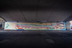 "Transmission": il murale mangia smog inaugurato a San Paolo