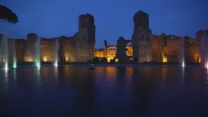 VIDEO | Le Terme di Caracalla svelano i loro luoghi segreti (quando il sole tramonta)